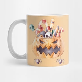 Creepy Pumpkin, Halloween Mug